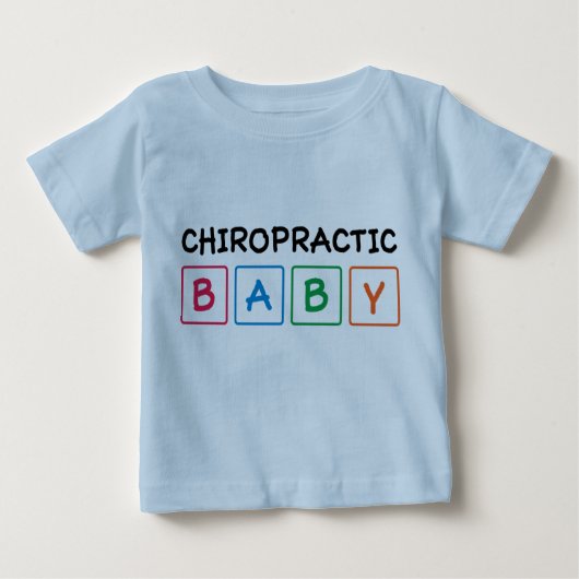 Chiropractische Baby Blokken T-Shirt (Voorkant)