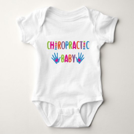 Chiropractische Baby Hands Romper (Voorkant)