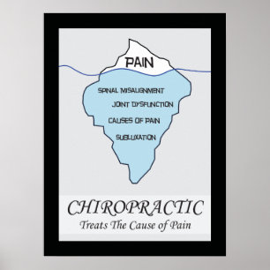Chiropractische behandeling veroorzaakt Poster