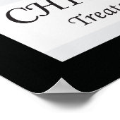 Chiropractische behandelingen de Oorzaak Poster (Hoek)