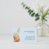 Chiropractische chiropractor Spine & Healing Hands Afsprakenkaartje (Staand voorkant)