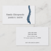 Chiropractische chiropractor visitekaartje (Voorkant / Achterkant)