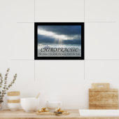 Chiropractische geneest het lichaam citeert Gezegd Poster (Keuken)
