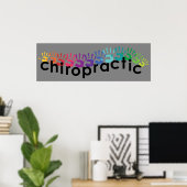 Chiropractische handmatige Prints Poster 36x12 (Thuiskantoor)