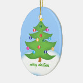 Chiropractische kerstboomversiering keramisch ornament (Links)