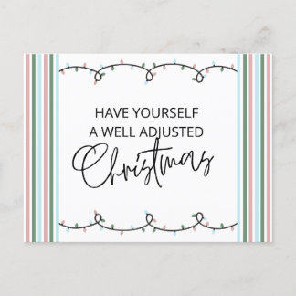 Chiropractische kerstkaart, Chiropractie, Chiro Briefkaart