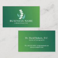 Chiropractische Natuur Spine Logo Chiropractor Gre