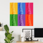 Chiropractische Pop Art Print (Thuiskantoor)