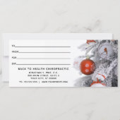 Chiropractische Red Spine Holiday Cadeaubon (Achterkant)