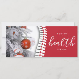 Chiropractische Red Spine Holiday Cadeaubon