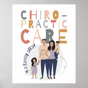 Chiropractische zorg is een familiekwestie, Chirop Poster