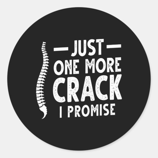 Chiropractor Afstuderen Py Tools Chiropractie Assi Ronde Sticker (Voorkant)