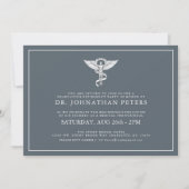 Chiropractor-Afstuderen|Uitnodiging tot uittreding Kaart (Voorkant)