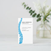 chiropractor | alternatieve geneeskunde | Ruggenme Visitekaartje (Staand voorkant)