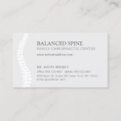Chiropractor Appointment Reminder Bus Visitekaartje (Voorkant)