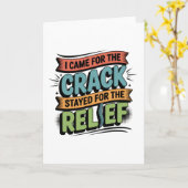 Chiropractor Back Relief Funny Gift Kaart (Gele Bloem)