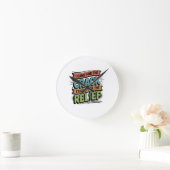 Chiropractor Back Relief Funny Gift Ronde Klok (Huis)