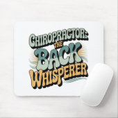 Chiropractor Back Whisperer Gift Idea Muismat (Met muis)
