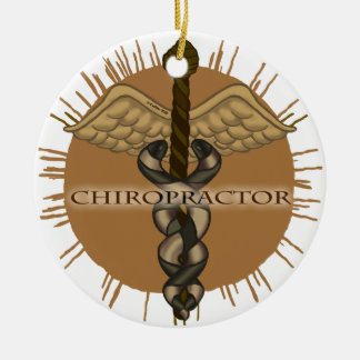 Chiropractor Caduceus ornement rond