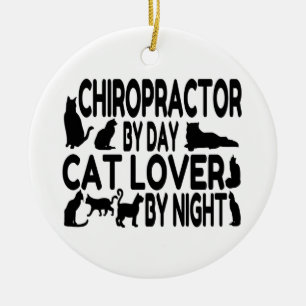 Chiropractor Cat Lover Keramisch Ornament