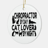 Chiropractor Cat Lover Keramisch Ornament (Links)