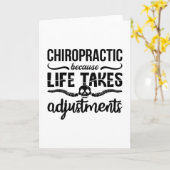 Chiropractor Chiro Spine Chiropractics Want Life Kaart (Gele Bloem)