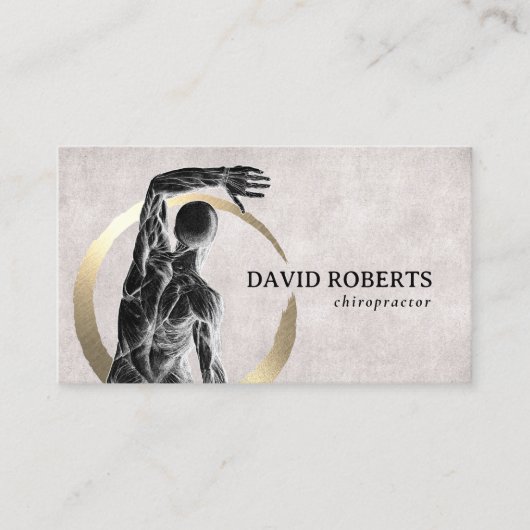 Chiropractor-chiropractor Visitekaartje (Voorkant)