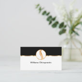 Chiropractor Classy Theme Carte de visite (Debout devant)