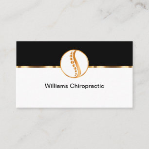 Chiropractor Classy Theme Carte de visite