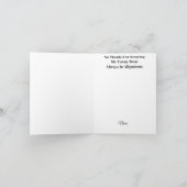 Chiropractor Funny Bone Hartelijk dank Kaart (Binnen)