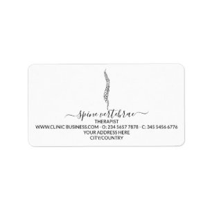 Chiropractor Gecertificeerd Massage Therapeut Etiket