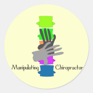 Chiropractor Gifts Ronde Sticker