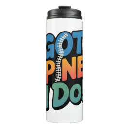 Chiropractor Humor wervelkolom gezondheid citaat Thermosbeker