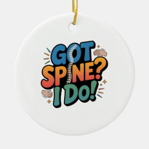 Chiropractor Humor Wervelkolom Gezondheid Quote Keramisch Ornament