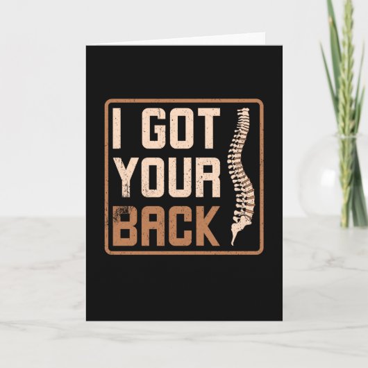 Chiropractor Ik Sta Achter Je Kaart (Voorkant)