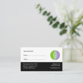 Chiropractor Kantoor Medical Appointinder Afsprakenkaartje (Staand voorkant)