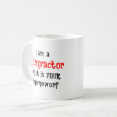 chiropractor koffiemok (Voorkant links)