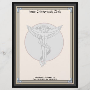 Chiropractor Letterhead Gepersonaliseerd Briefhoofd