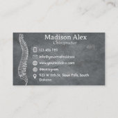 Chiropractor Massage Spa Therapist Visitekaartje (Achterkant)