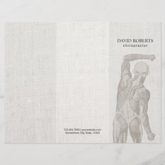 Chiropractor Massage Therapy Trifold (Voorkant)