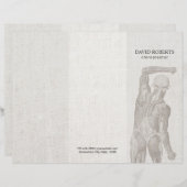 Chiropractor Massage Therapy Trifold (Voorkant / Achterkant)