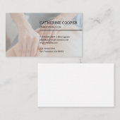 chiropractor | masseren visitekaartje (Voorkant / Achterkant)