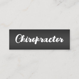Chiropractor Mini Visitekaartje