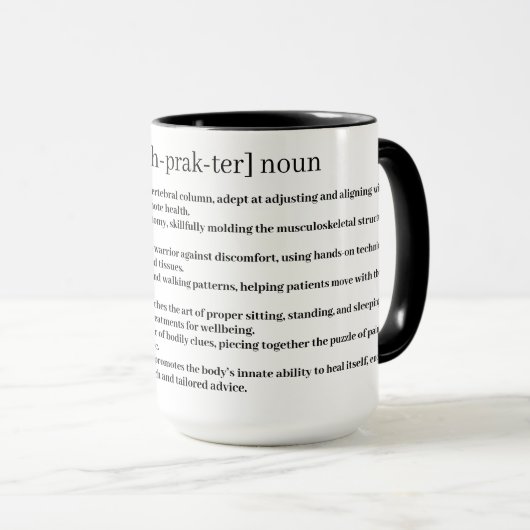 Chiropractor Mug personnalisée (Devant droit)