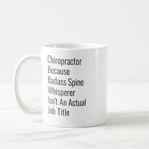 Chiropractor omdat Spine Whisper Koffiemok