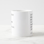 Chiropractor Omdat Subluxe Zwervel Birthday Extra Grote Beker (Voorkant)