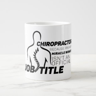 Chiropractor Omdat Wonderdoener Geen Functieomschr Extra Grote Beker