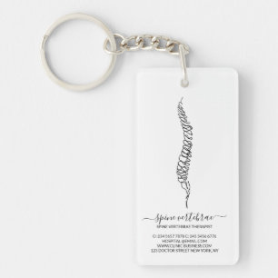 chiropractor orthopedisch chiropracticus sleutelhanger