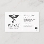 Chiropractor Professional | Minimalistische stijl  Visitekaartje (Voorkant)