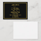 Chiropractor Professional Visitekaartje (Voorkant / Achterkant)